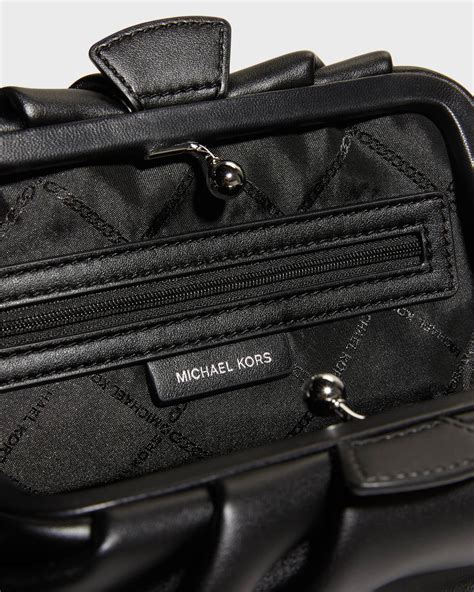 michael kors clutch bag black|michael kors nola clutch bag.